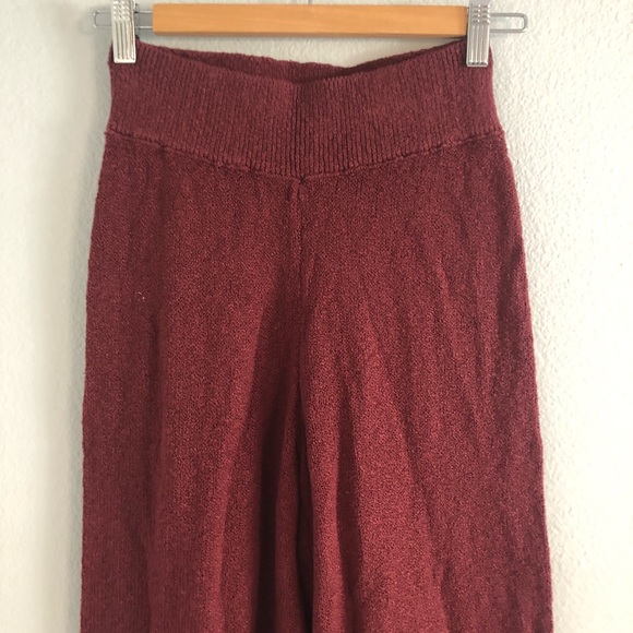 SOLD✨FREE PEOPLE Harper Set Pretty Berry Sweater Pants - Picture 9 of 14